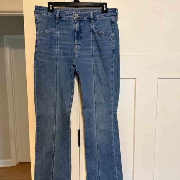 AE Stretch High-Waisted Skinny Kick Jeans - Picture 1 of 8